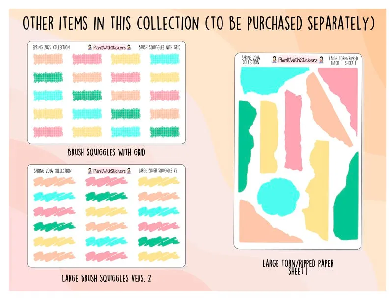 Date Headers - Spring 2024 Colours