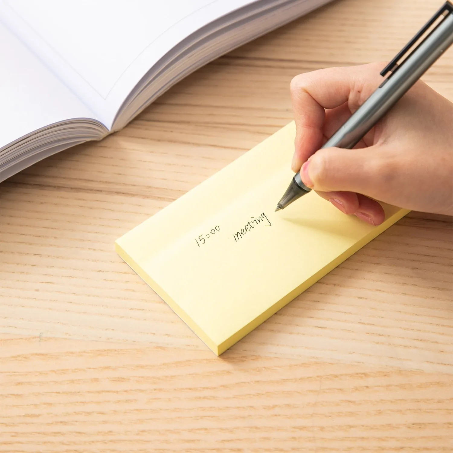 Deli Sticky Notes 76x126mm 3''x5'' Yellow
