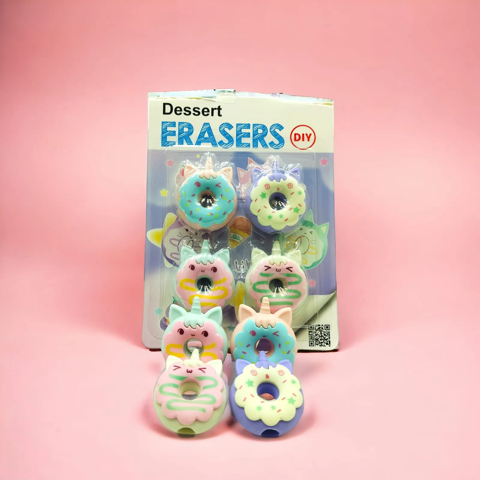Dessert Theme Eraser Pack.