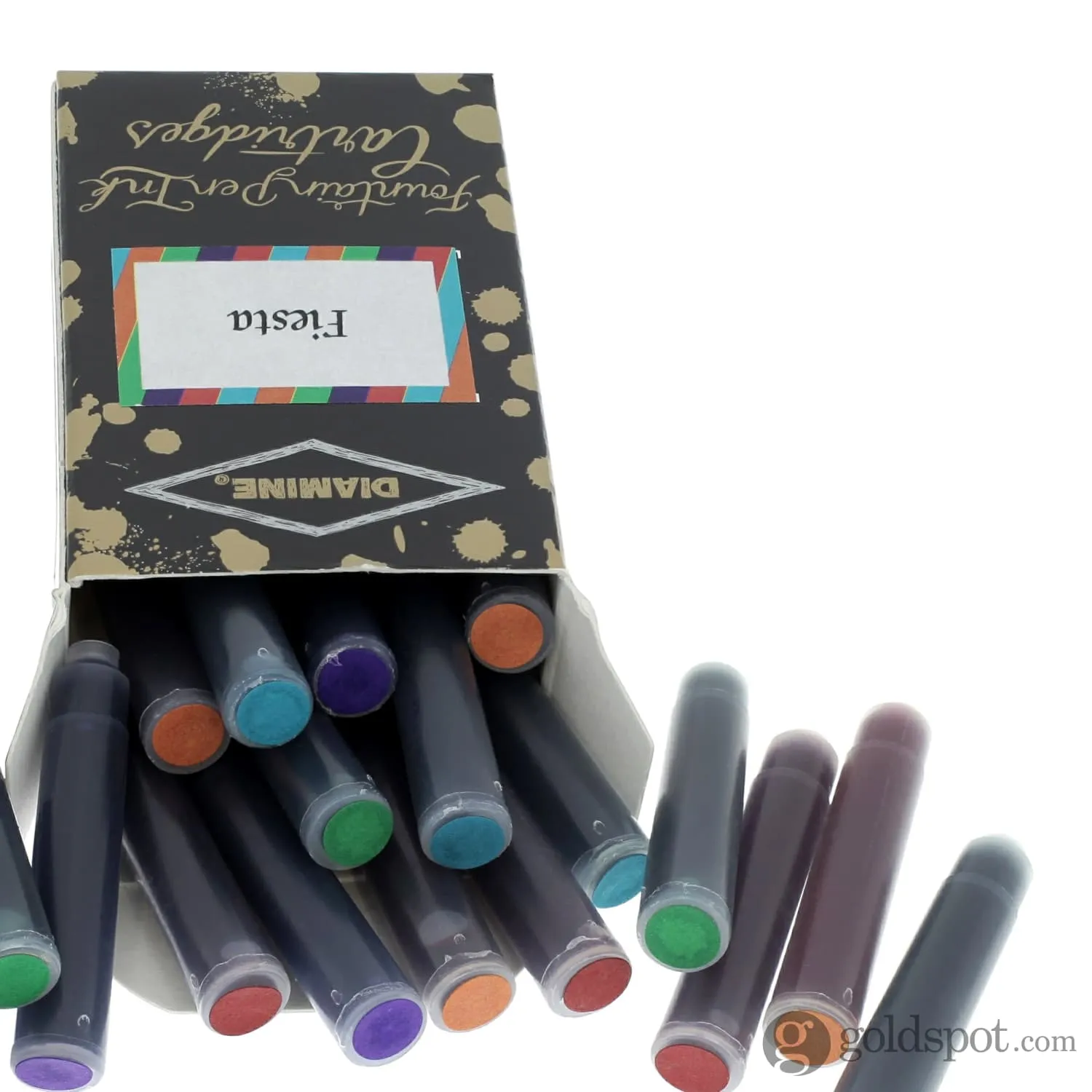 Diamine Ink Cartridge in Fiesta - Pack of 20