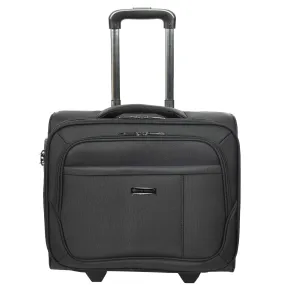 DR682 Cabin Size Wheeled Business Office Bag Pilot Case Black
