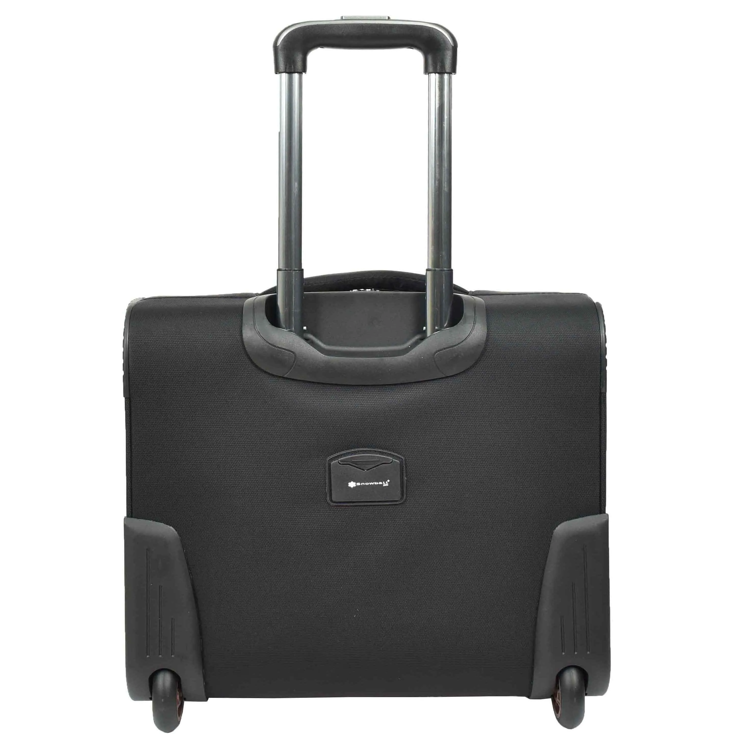 DR682 Cabin Size Wheeled Business Office Bag Pilot Case Black