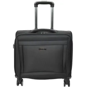 DR683 Durable Nylon Polyester Business Travel Pilot Case Black