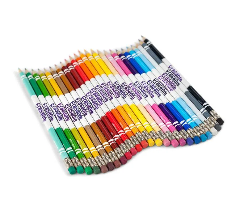 Erasable Colored Pencils, 24 Count