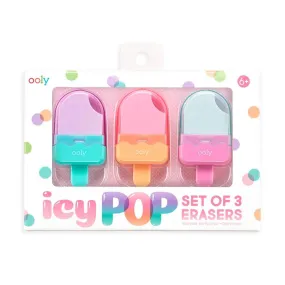 Erasers | Icy Pop Set of 3 | Ooly