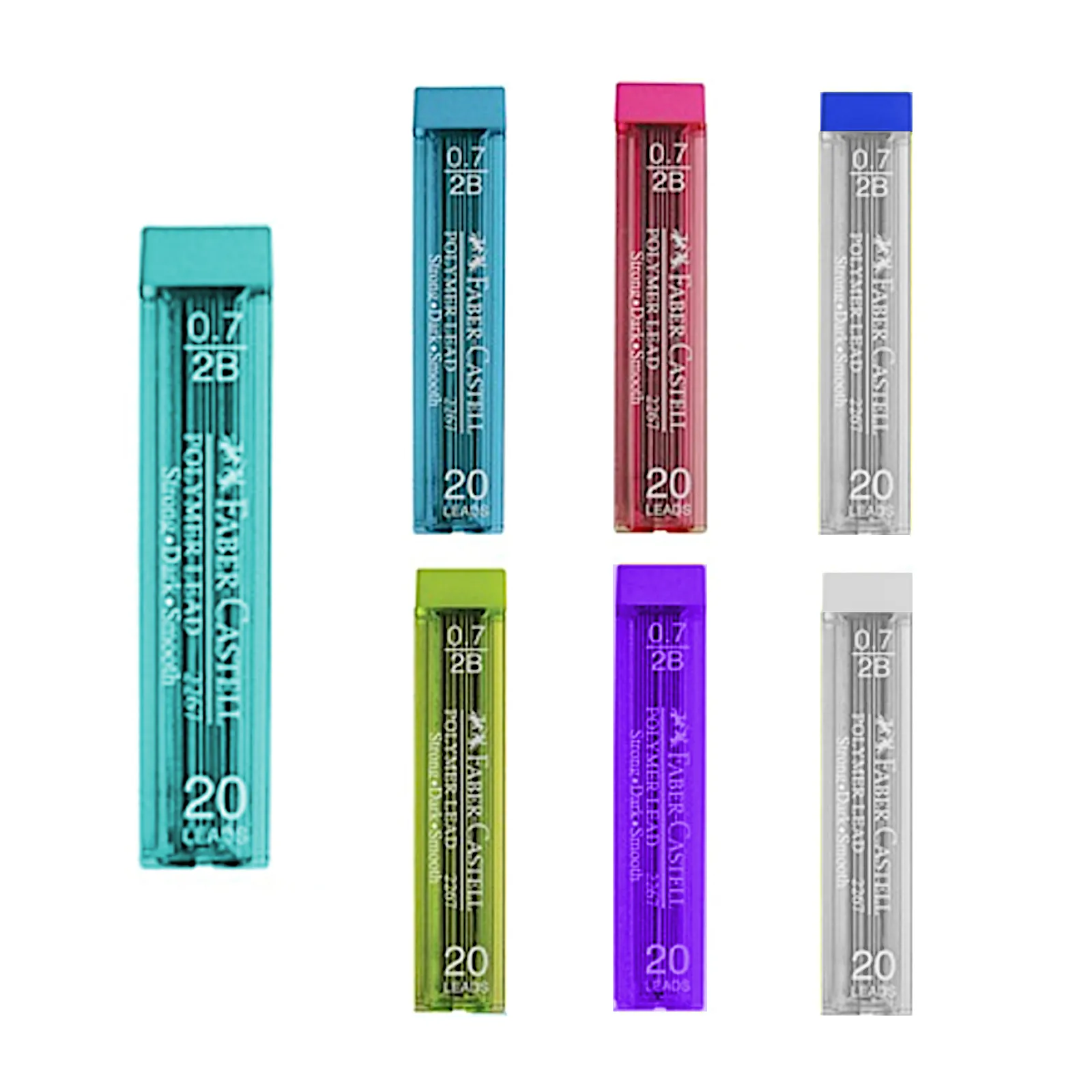 Faber Castell Polymer Lead Mechanical Pencil Refill - 4 Tube Set