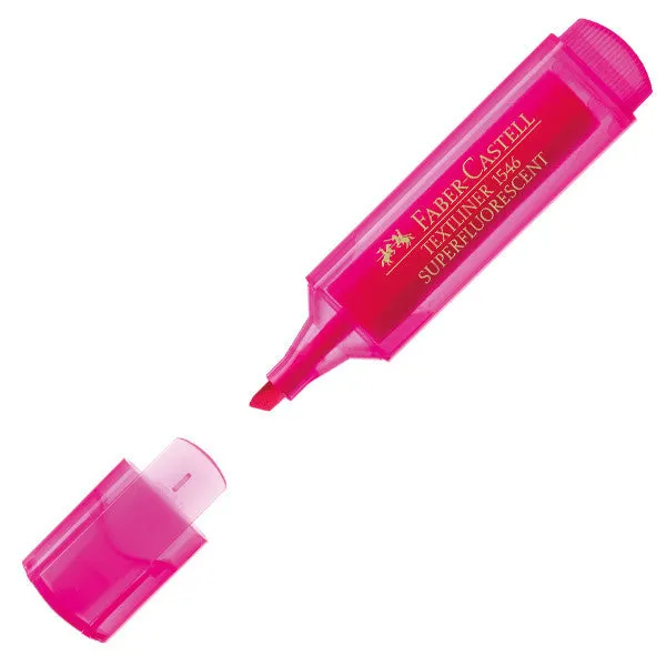 FABER-CASTELL Super-Fluorescent Highlighter Pink