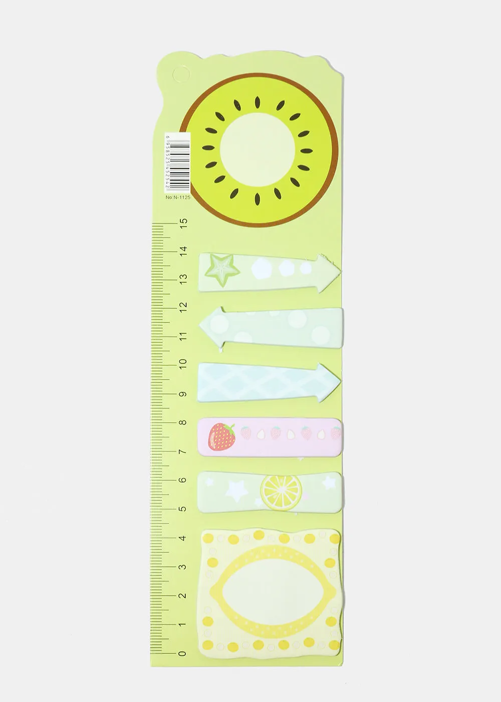 Fruit Index Sticky Notes & Ruler