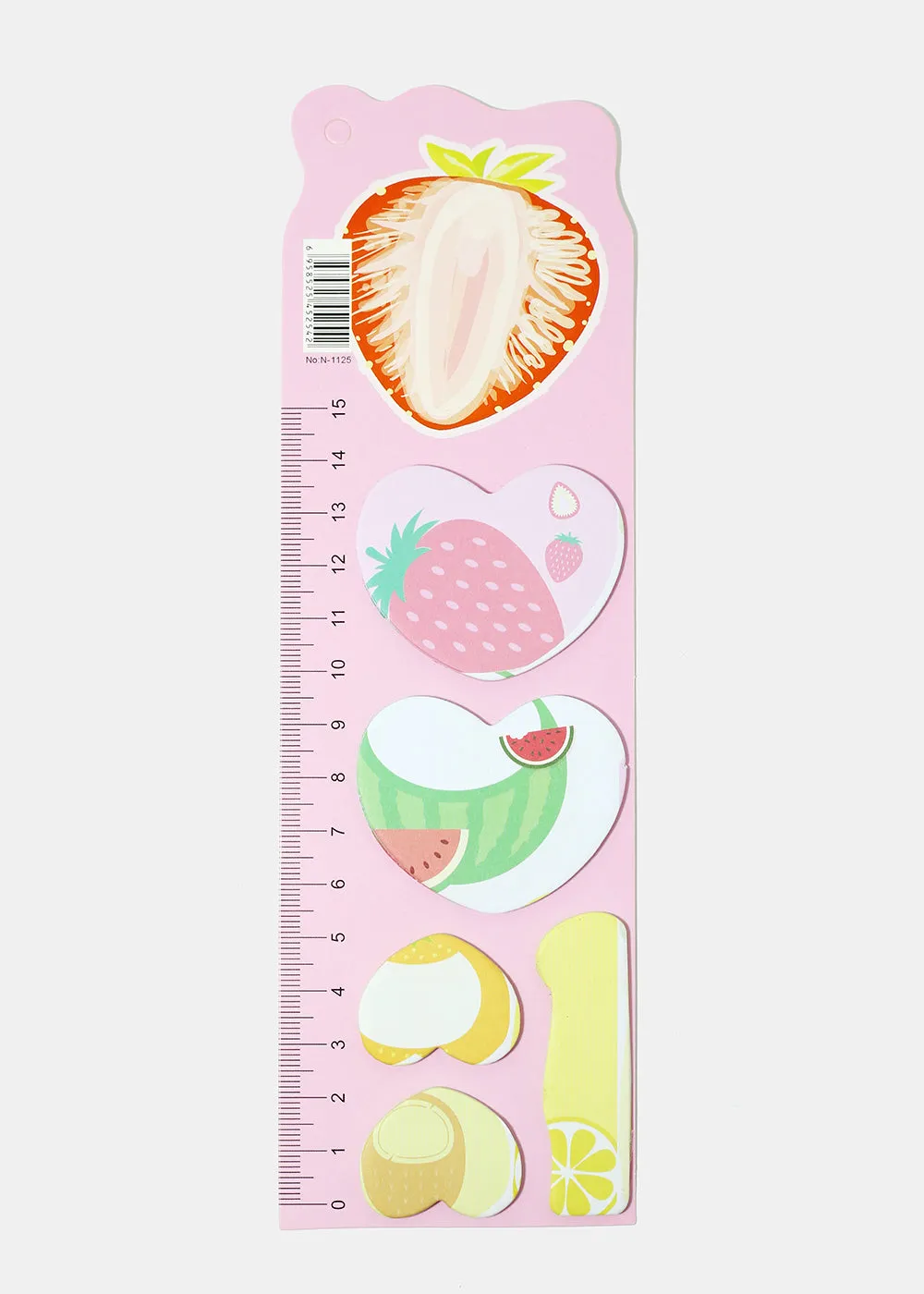 Fruit Index Sticky Notes & Ruler