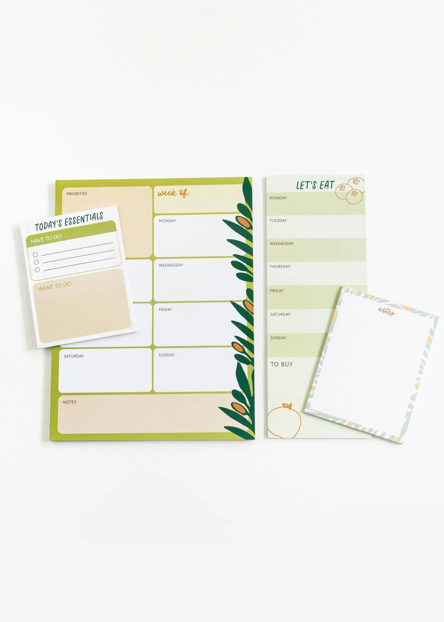 Fun   Functional Notepad Collection | Set of 4