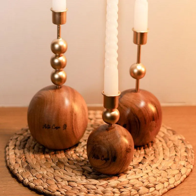 Globe Galanta Candle Holder - Set Of Three
