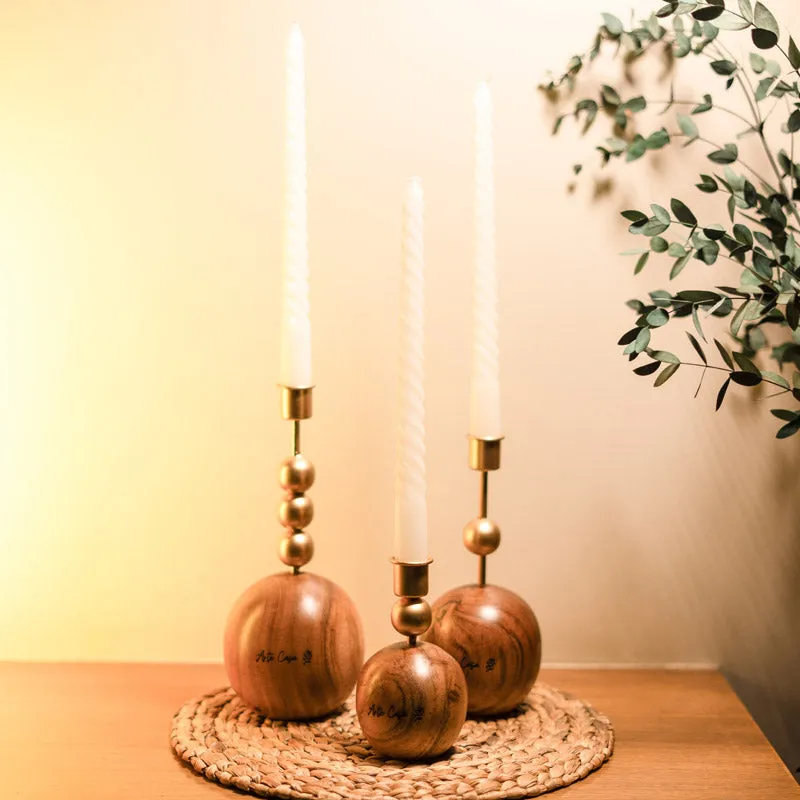 Globe Galanta Candle Holder - Set Of Three