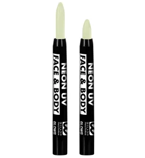 Glow in the Dark Aqua Make-Up Pencils
