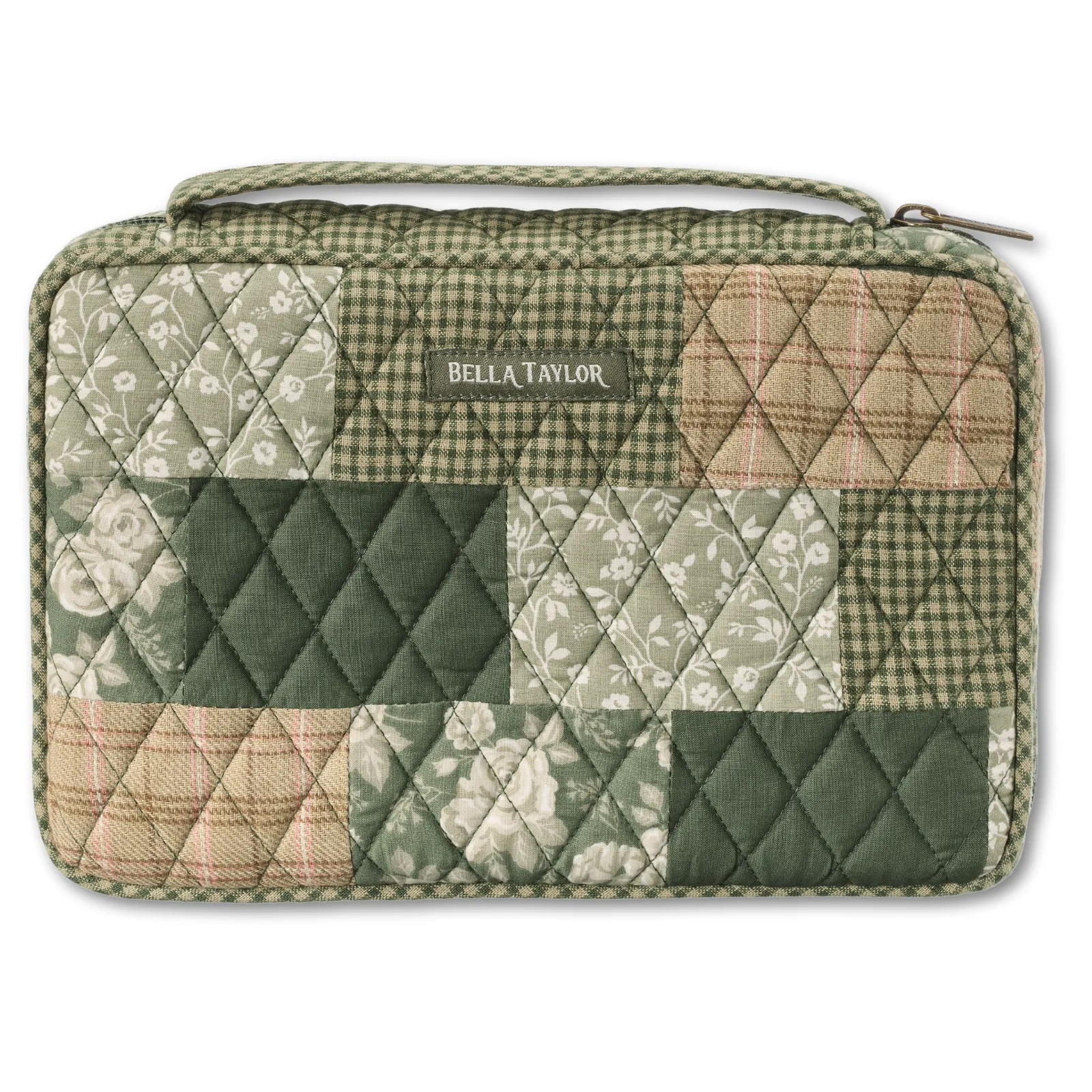 Heirloom Rose Patchwork Small Bible Cover