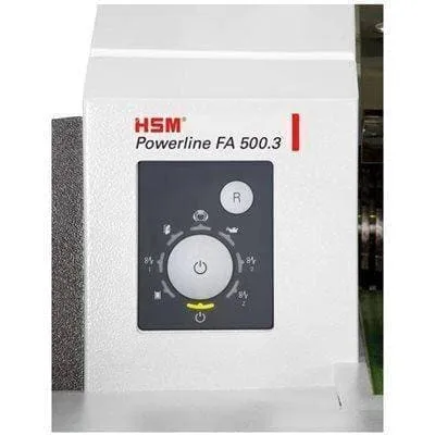 HSM Powerline FA500.3 Cross Cut Shredder Level 3/P-4