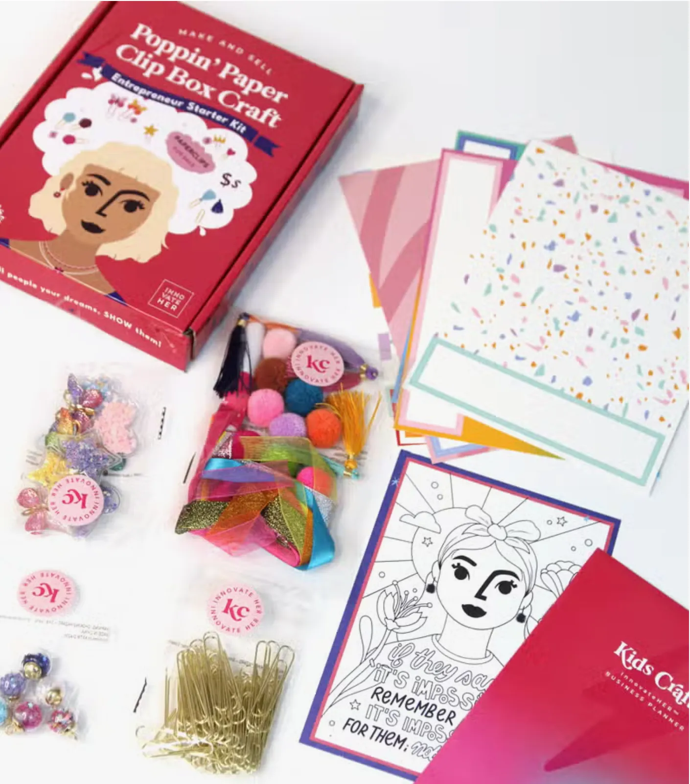 Innovateher Poppin' Paperclips Craft Set