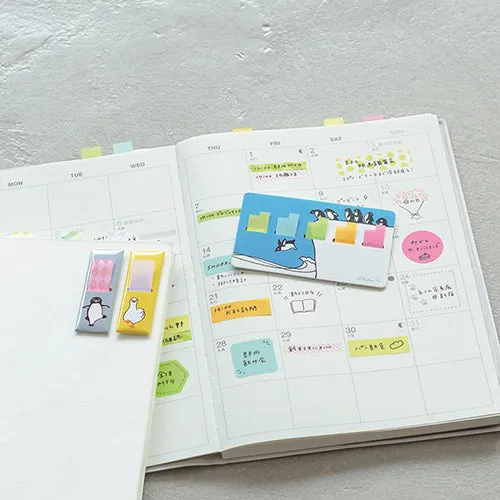 Kanmido Cocofusen x Chiharu Sakazaki Card Polar Bear and SH Sticky Notes with Refillable Card Cases