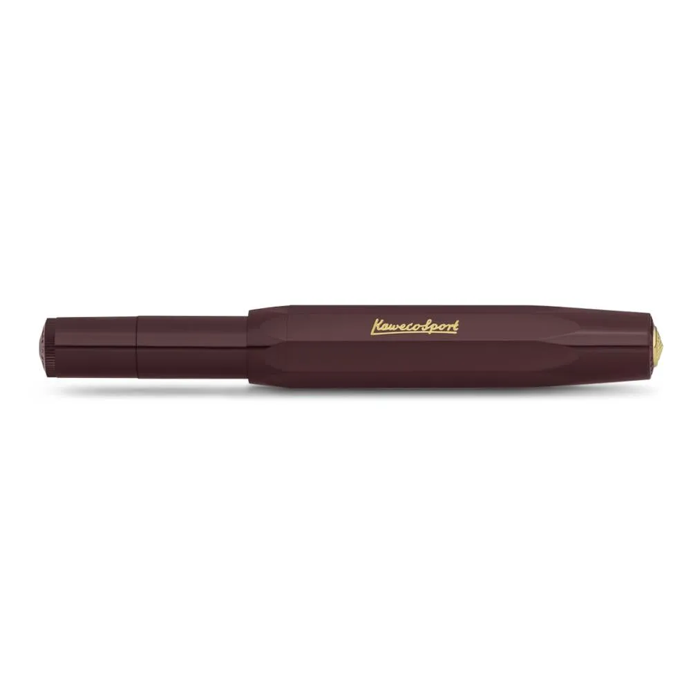 Kaweco Classic Sport Fountain Pen, Bordeaux, Fine Nib