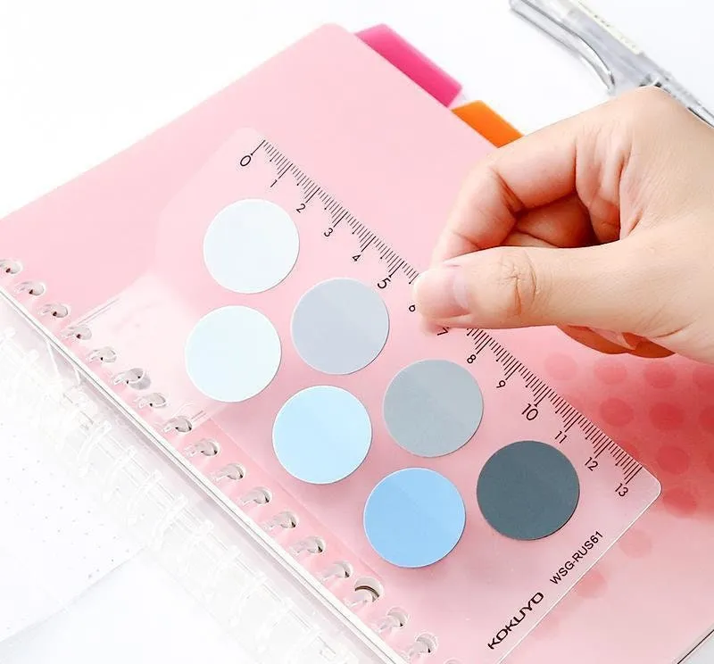 Kokuyo 2Way BLUE Index Dots For Kokuyo Smart Ring Binder Index Tabs 2Way Accessories | WSG-RUS61