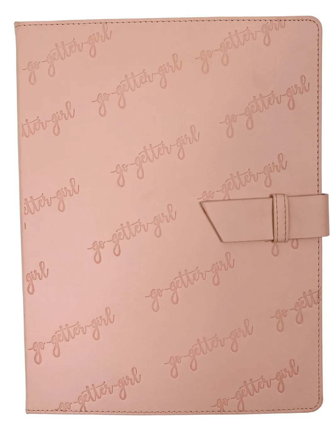 Large Premium Lined Notebook - Belt Closure- Ballerina