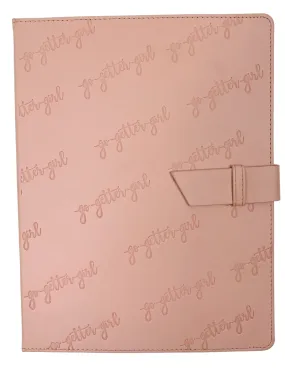Large Premium Lined Notebook - Belt Closure- Ballerina