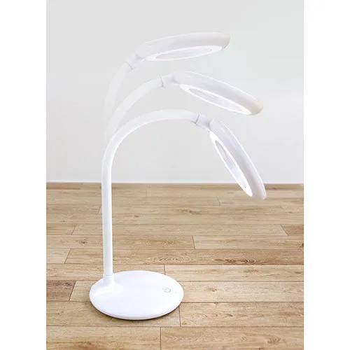 LED Rechargeable Magnifying Desk Lamp