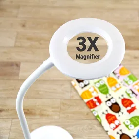 LED Rechargeable Magnifying Desk Lamp
