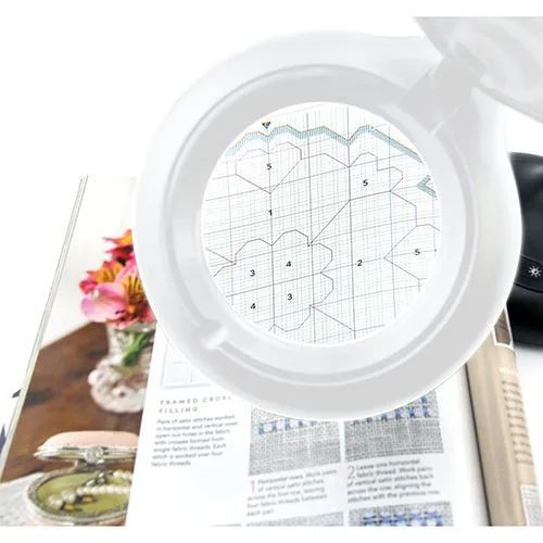 LED Zoom Desktop Magnifying Light – Gooseneck