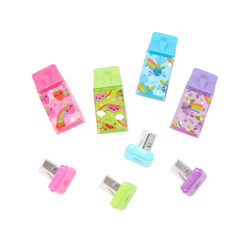 Lil' Juicy Box Scented Eraser   Sharpener