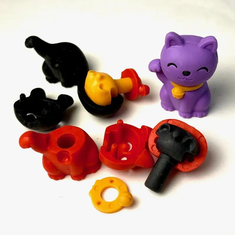 Lucky Cat Puzzle Eraser