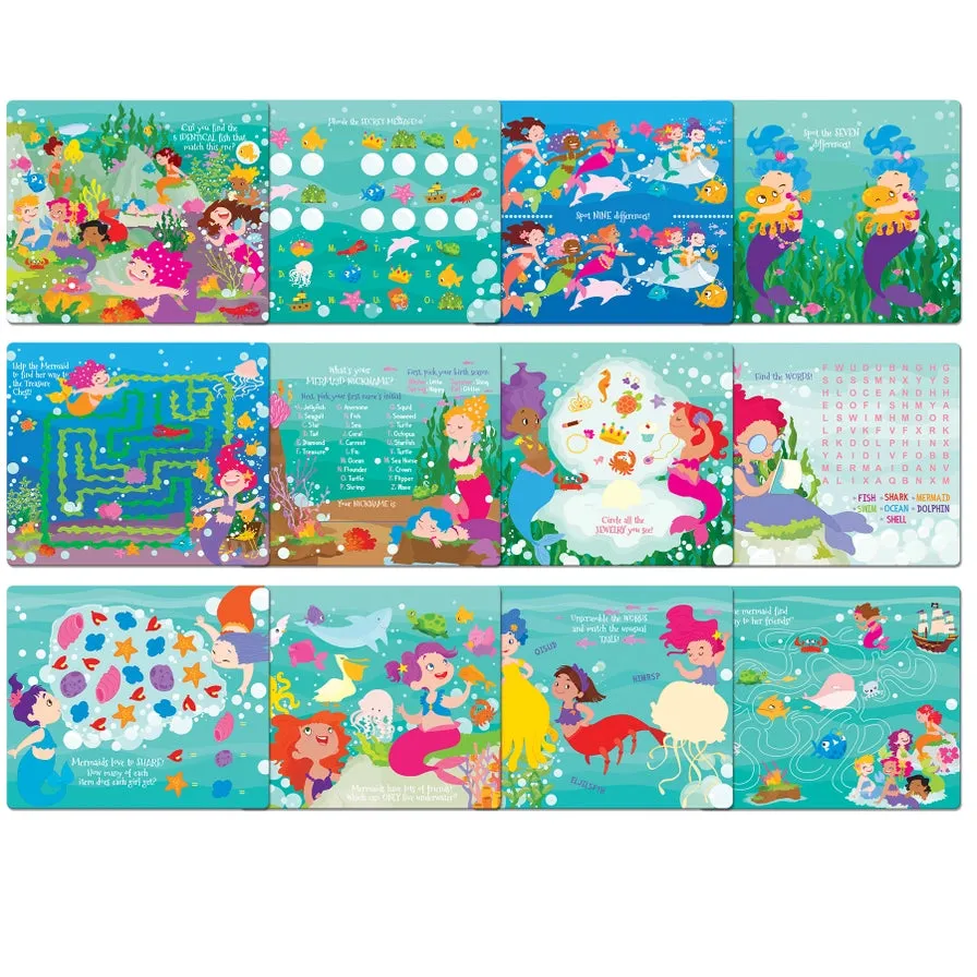 Magical Mermaids Dry Erase Activities to Go