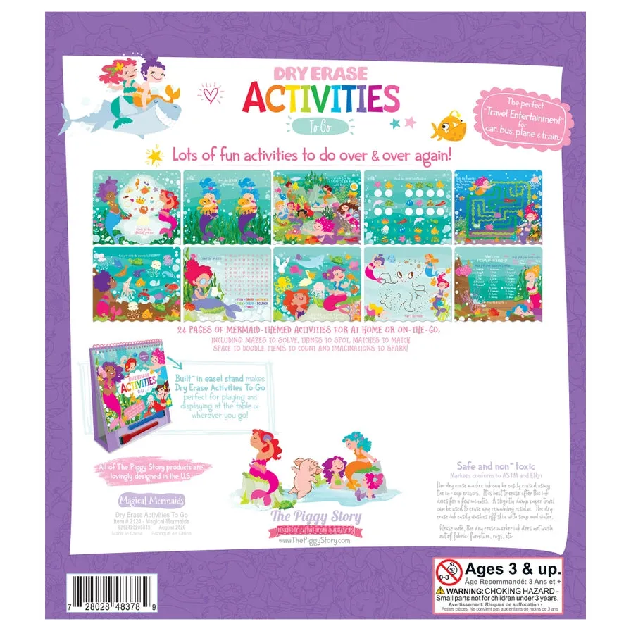 Magical Mermaids Dry Erase Activities to Go