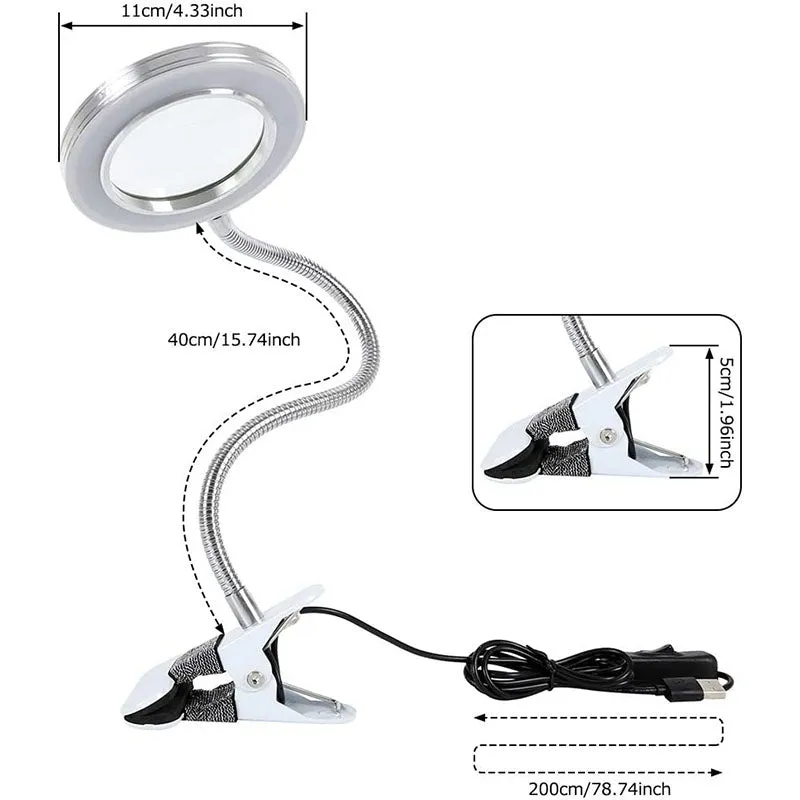 Magnifying Lamp Desk Table Magnifier Light