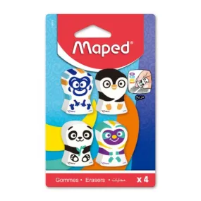 Maped Ergo Fun Eraser Assorted Colors Pack