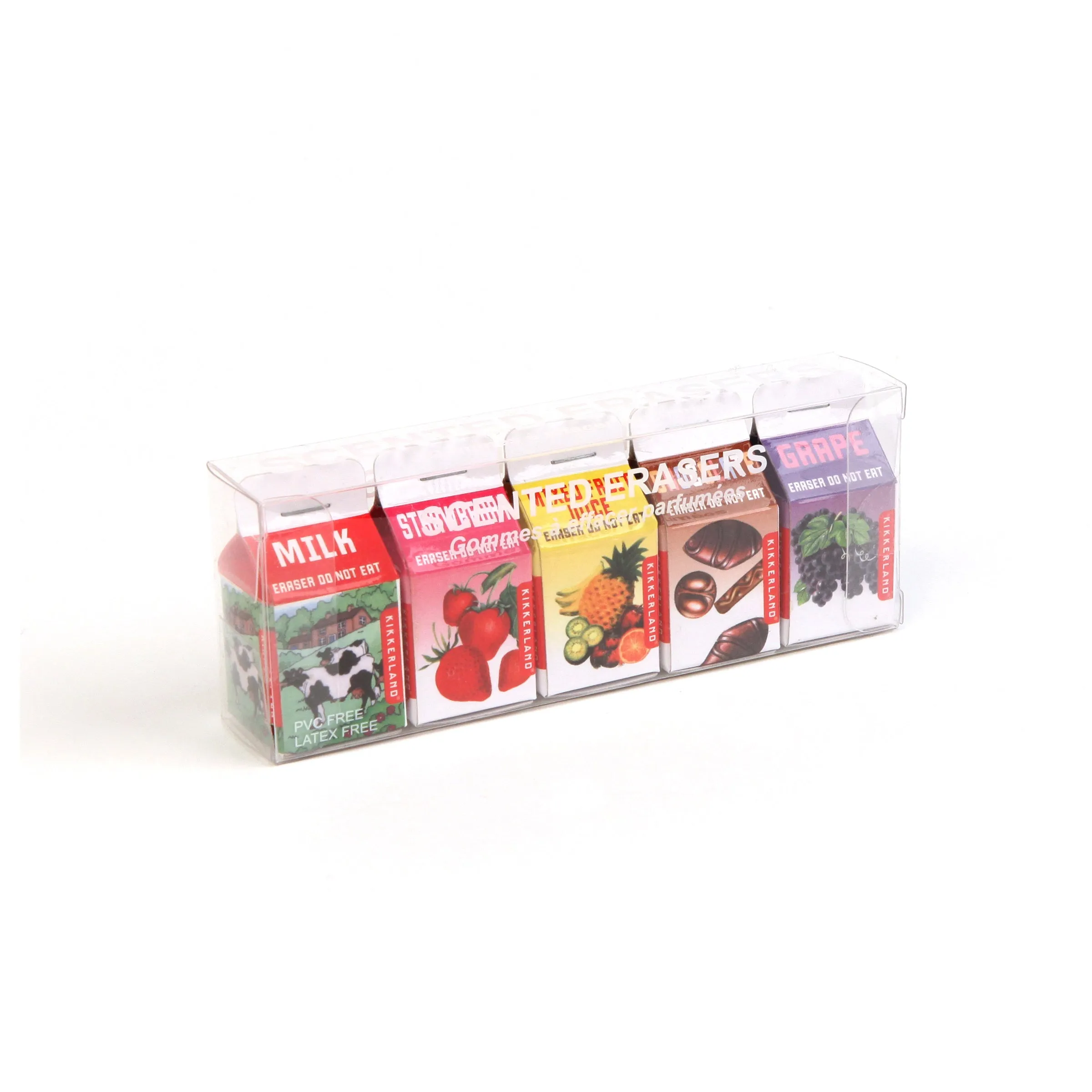 Milk Carton Scented Erasers