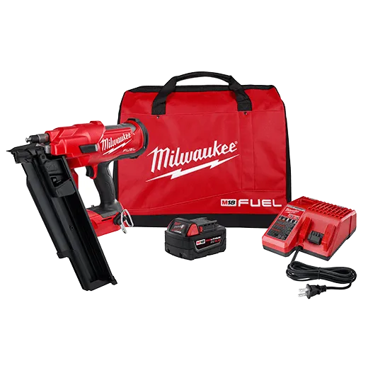Milwaukee 2744-21 M18 FUEL 21 Degree Framing Nailer Kit