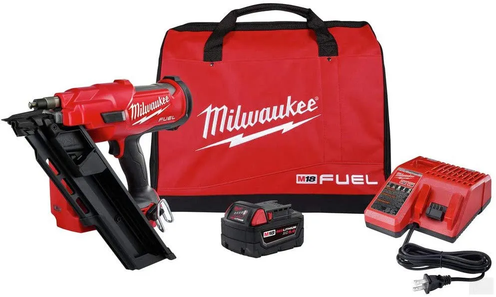 MILWAUKEE M18 FUEL™ 30 Degree Framing Nailer Kit [2745-21]