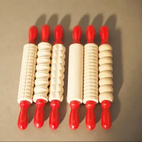 Mini Pattern Rolling Pins 6pcs Playdough Sand Toys 3yrs 