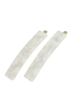 Mod Bobby Pin Pair - Coconut Milk