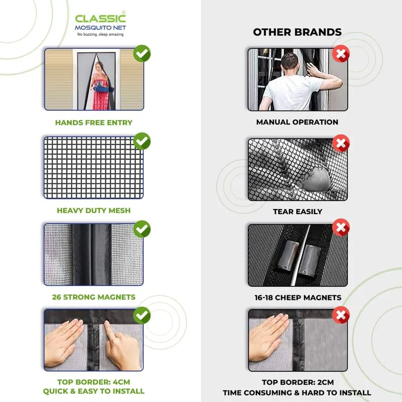 Mosquito Net For Door (Polyester Curtain)