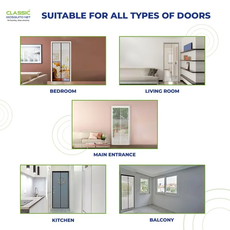 Mosquito Net For Door (Polyester Curtain)