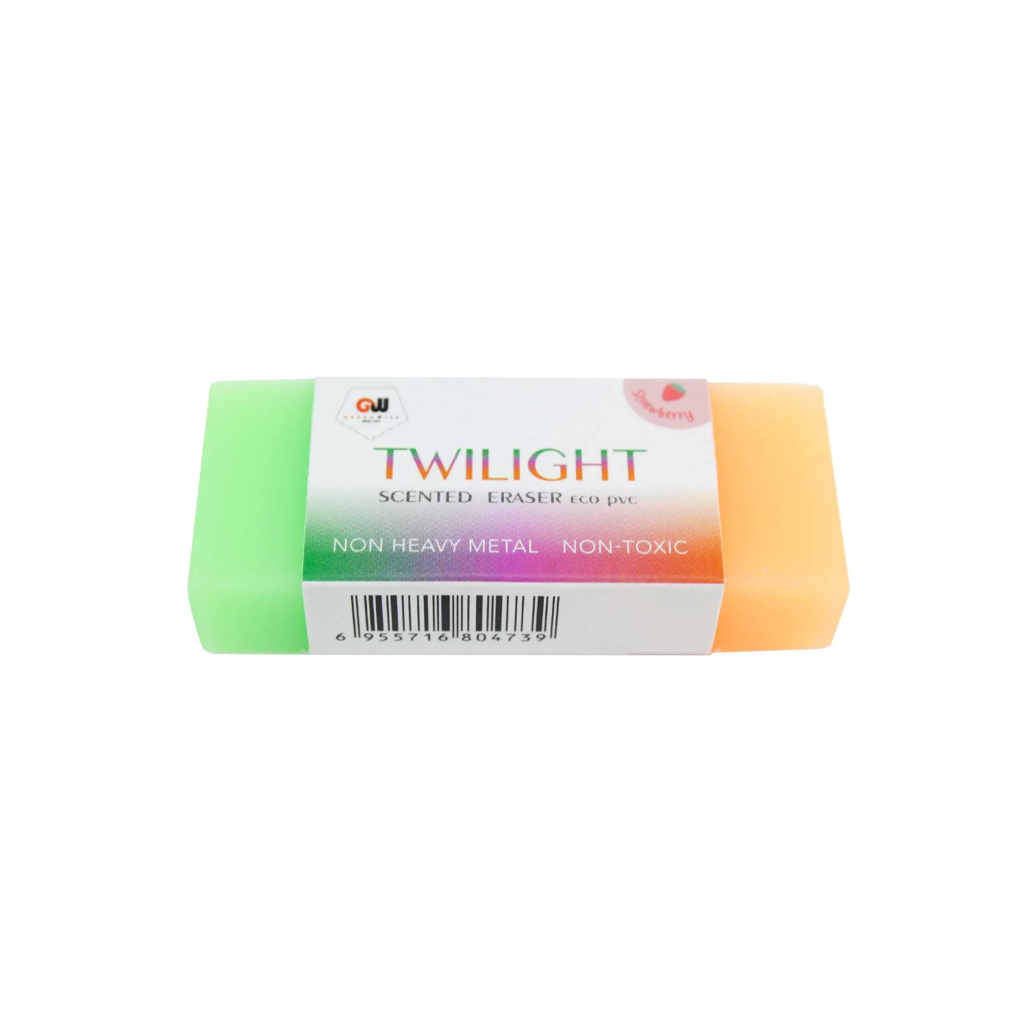 Multicoloured Eraser - Set of 6