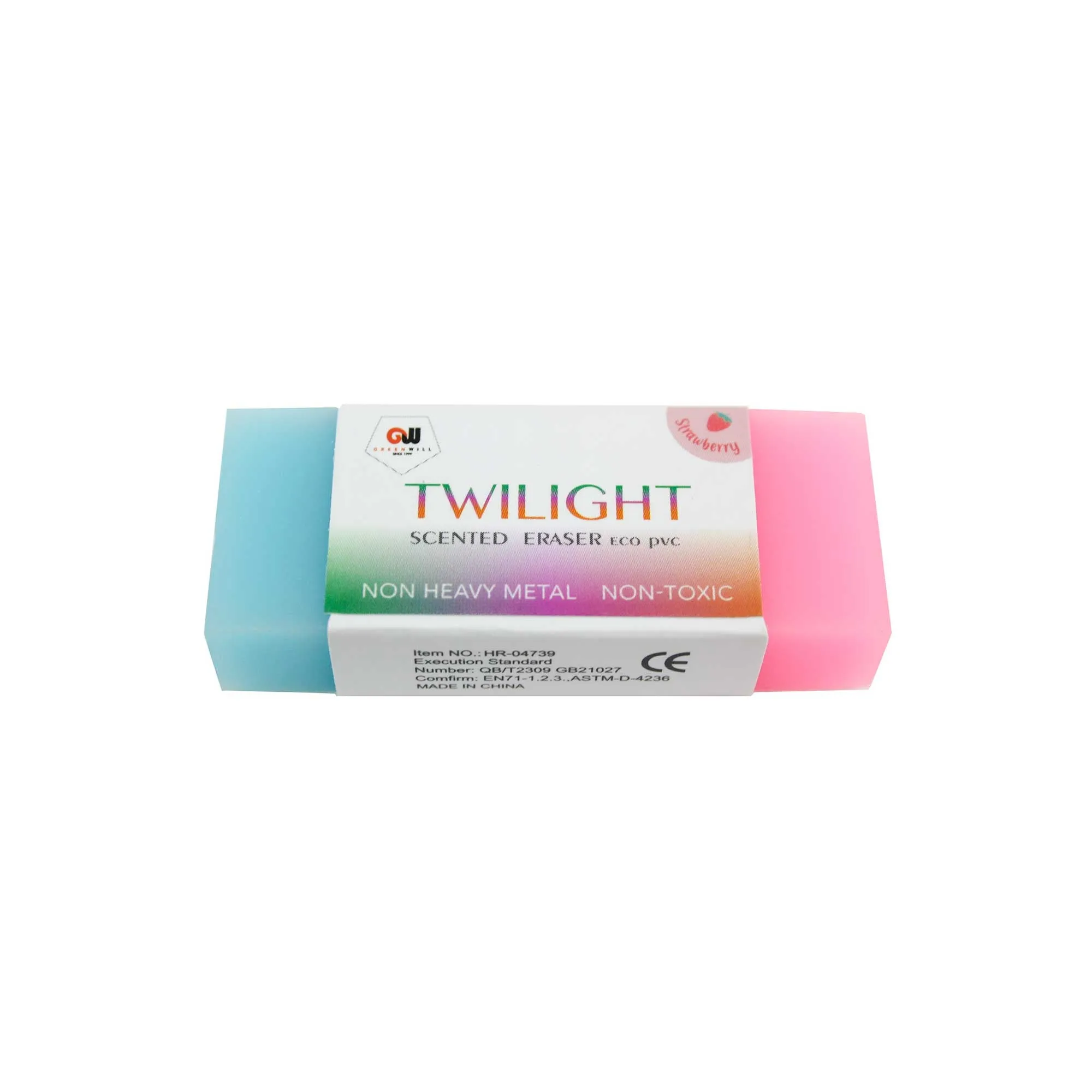 Multicoloured Eraser - Set of 6
