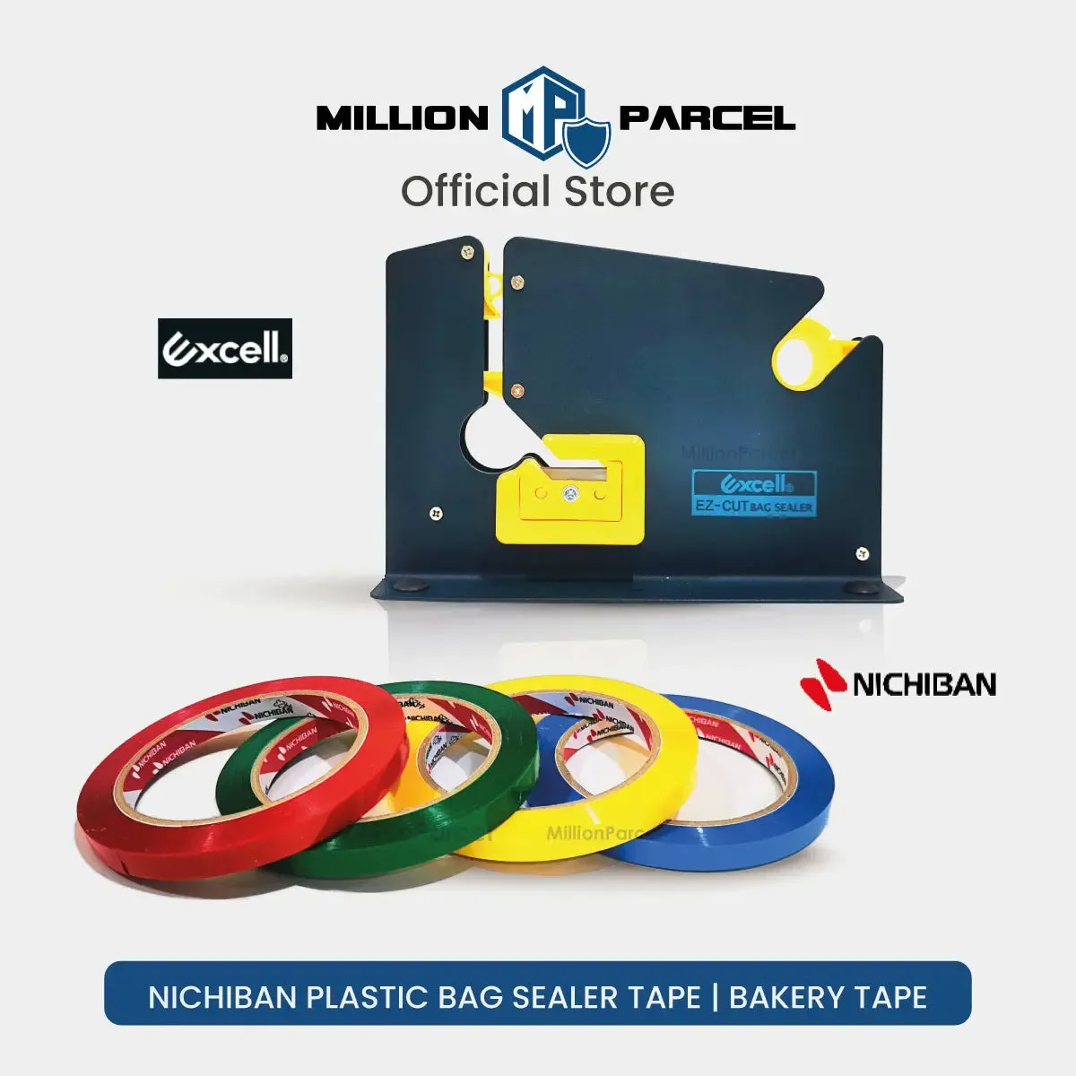 NICHIBAN Plastic Bag Sealer Tape | Bakery Tape