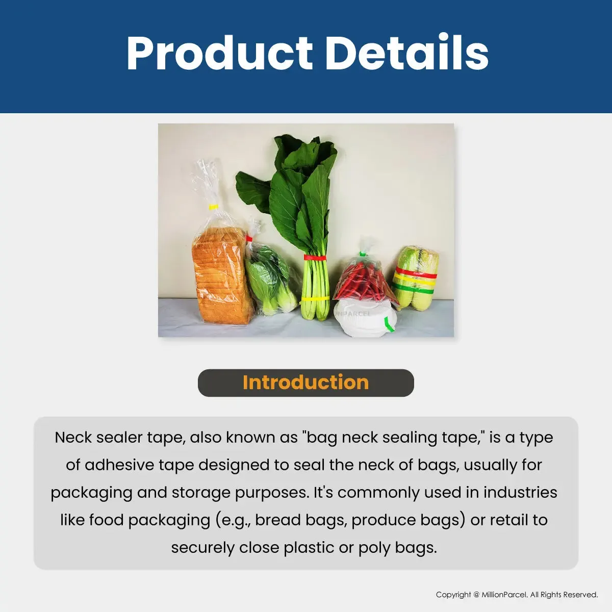 NICHIBAN Plastic Bag Sealer Tape | Bakery Tape