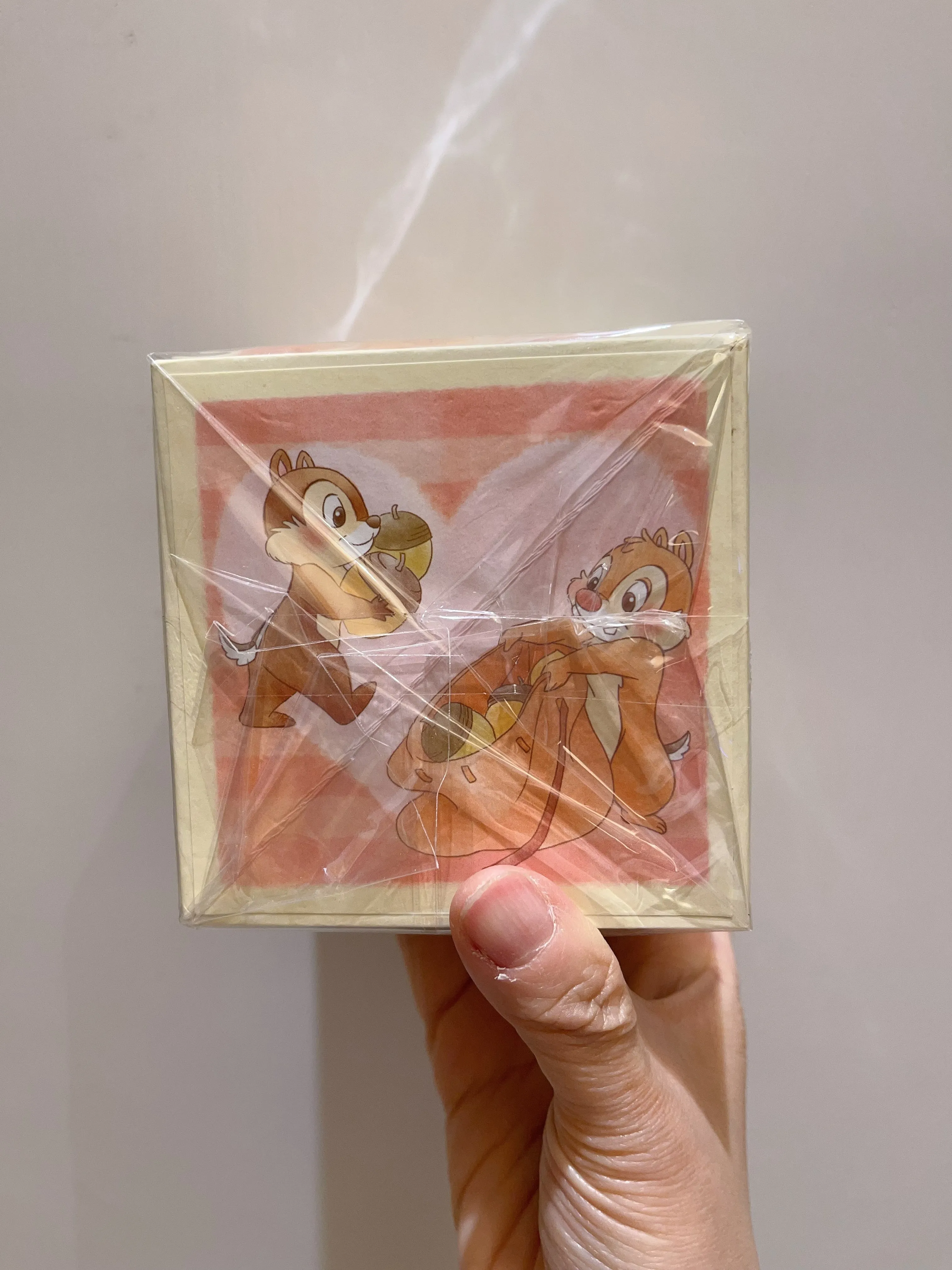 On Hand!! JDS - Chip & Dale "Spring" Sticky Note/Memo Pad with Pen Stand