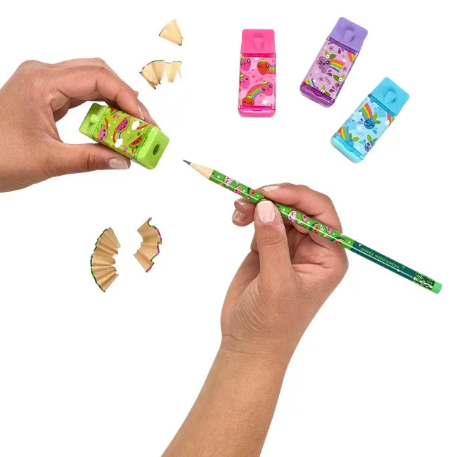 Ooly Lil' Juicy Box Scented Eraser   Sharpener