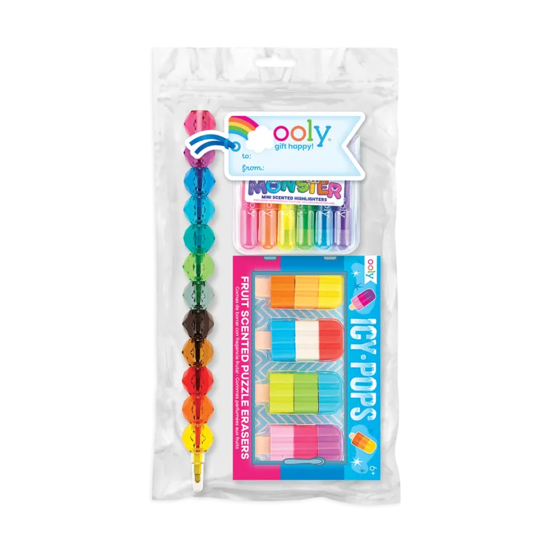 Ooly Rainbow Desk Pals Happy Pack
