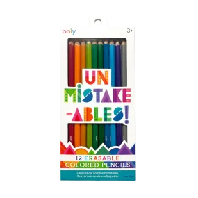 Ooly - Un-Mistake-Ables! Erasable Colored Pencils (Set of 12)