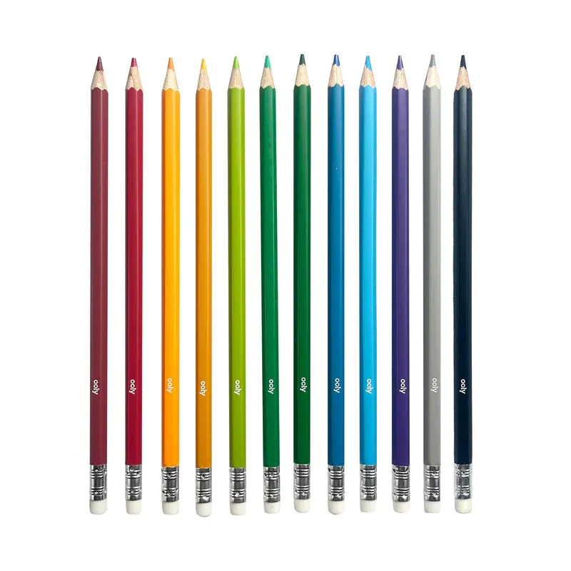 Ooly - Un-Mistake-Ables! Erasable Colored Pencils (Set of 12)